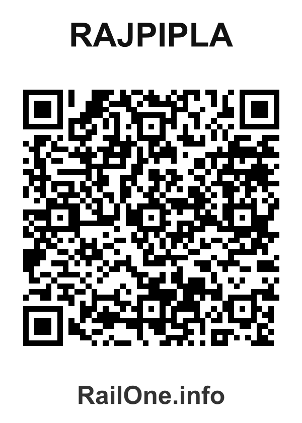 RailOne QR Code for Rajpipla station