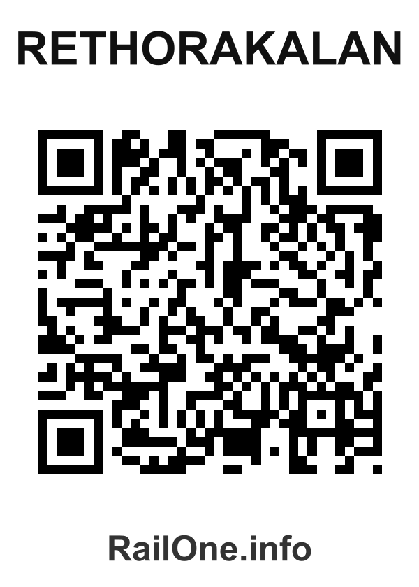 RailOne QR Code for Rethorakalan station