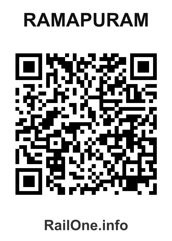 RailOne QR Code for Ramapuram station