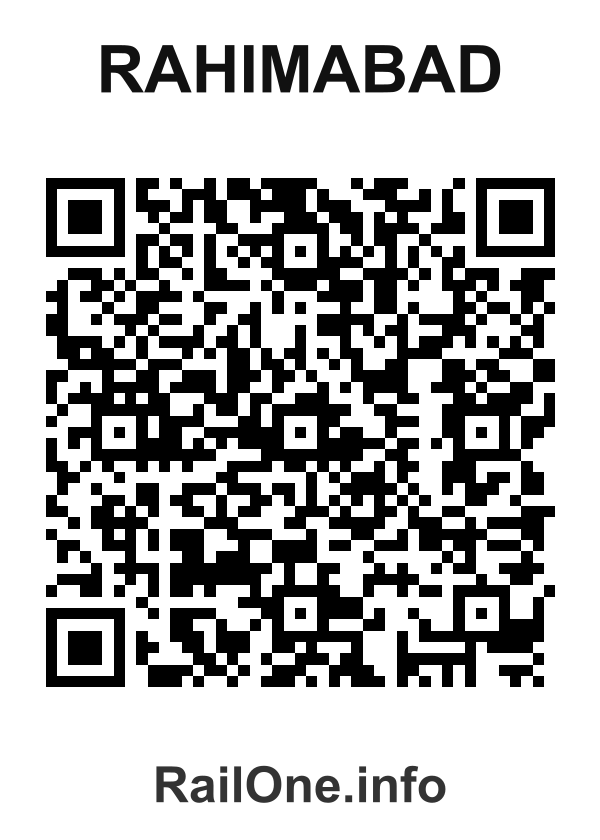 RailOne QR Code for Rahimabad station