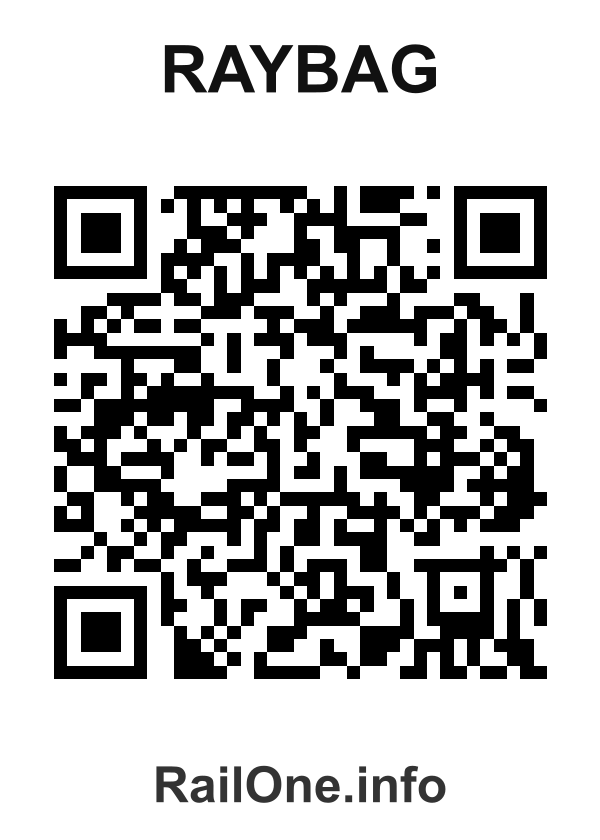 RailOne QR Code for Raybag station