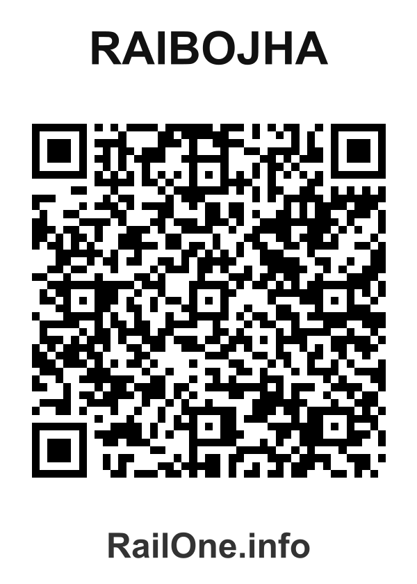 RailOne QR Code for Raibojha station