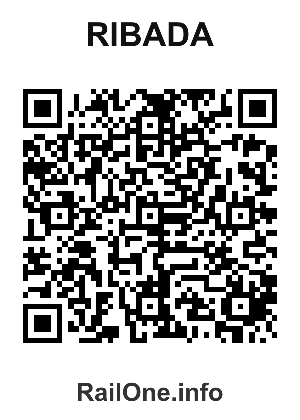 RailOne QR Code for Ribada station