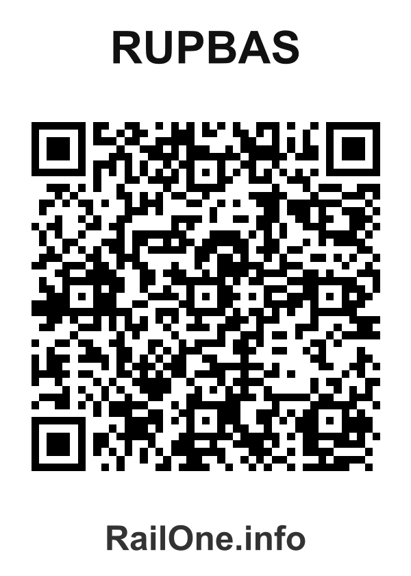 RailOne QR Code for Rupbas station