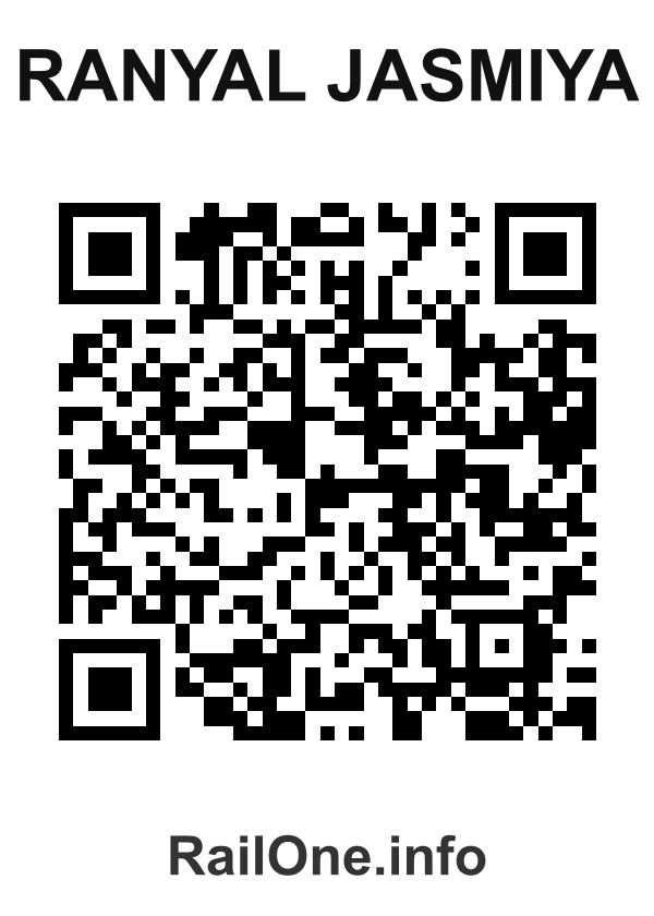 RailOne QR Code for Ranyal Jasmiya station
