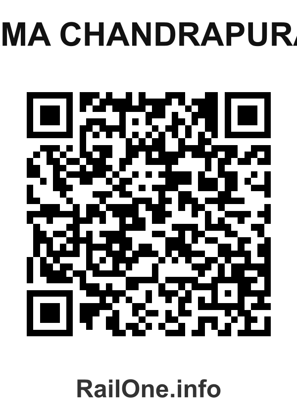 RailOne QR Code for Rama Chandrapuram station