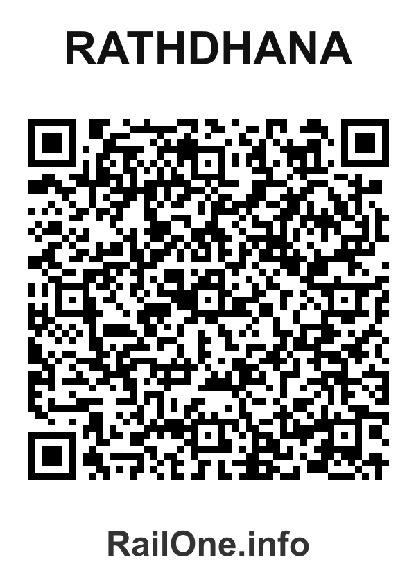 RailOne QR Code for Rathdhana station