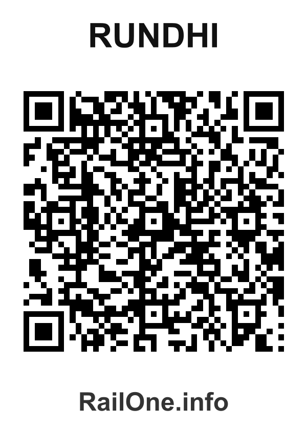 RailOne QR Code for Rundhi station