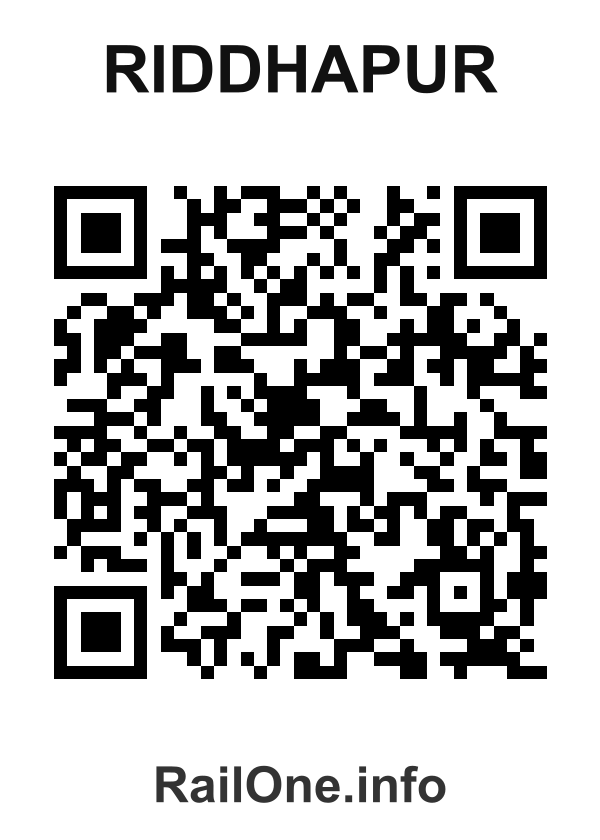 RailOne QR Code for Riddhapur station