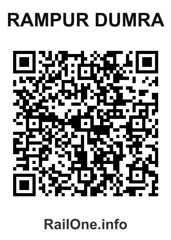 RailOne QR Code for Rampur Dumra station