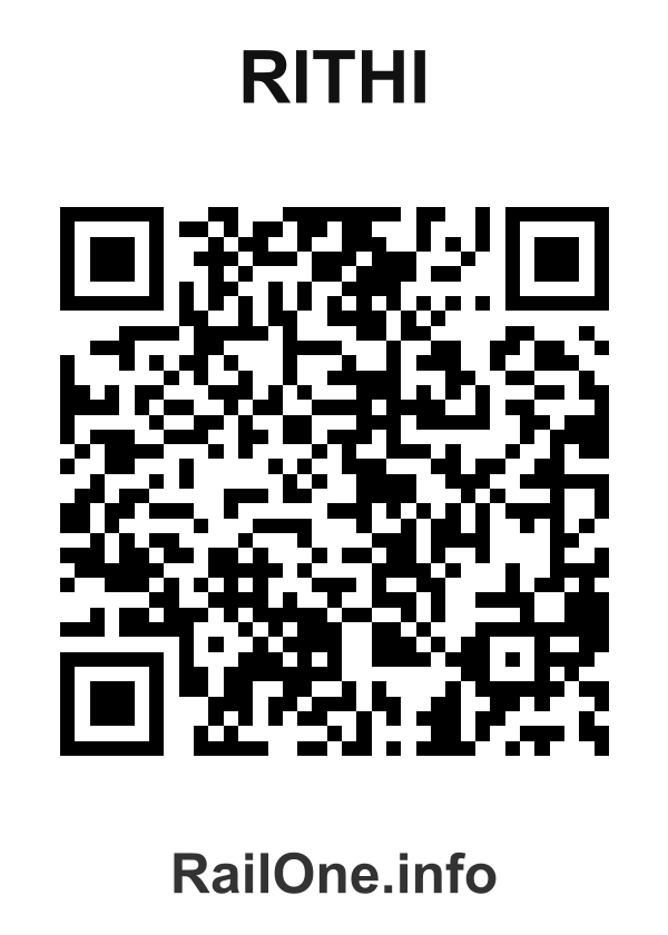 RailOne QR Code for Rithi station