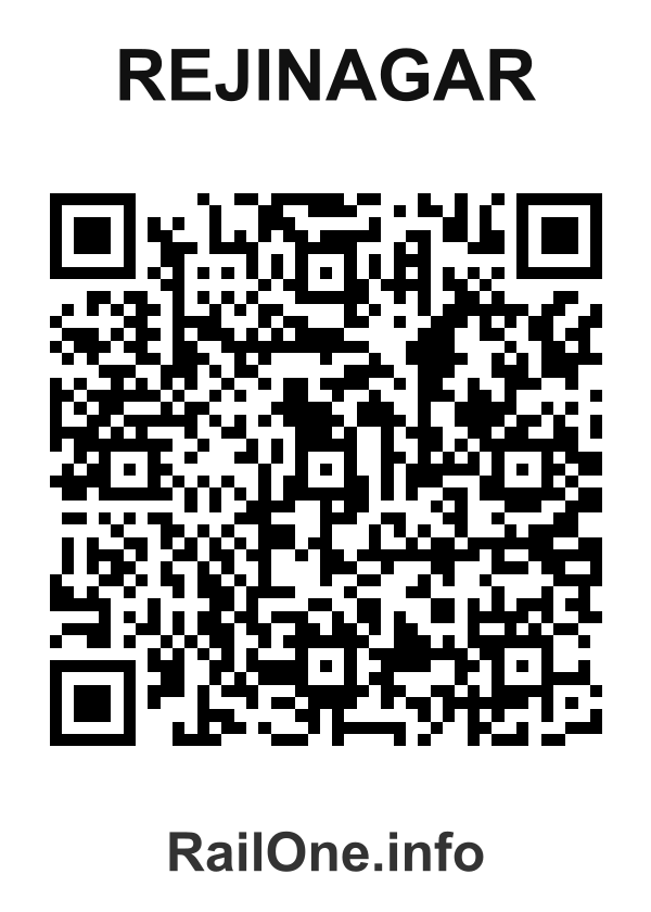 RailOne QR Code for Rejinagar station