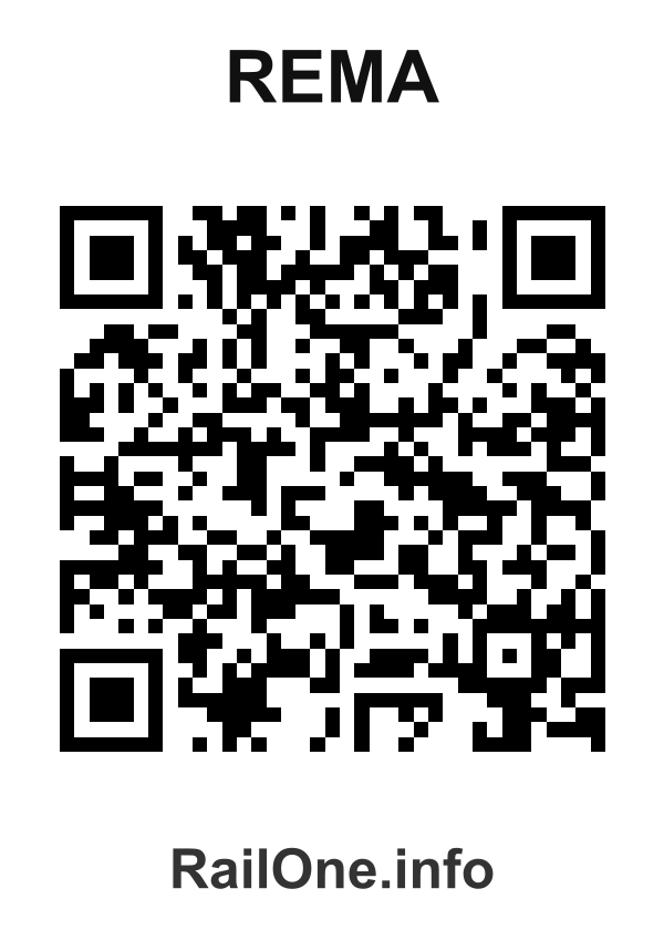 RailOne QR Code for Rema station