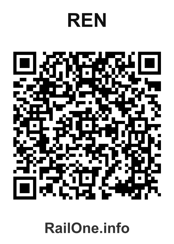 RailOne QR Code for Ren station