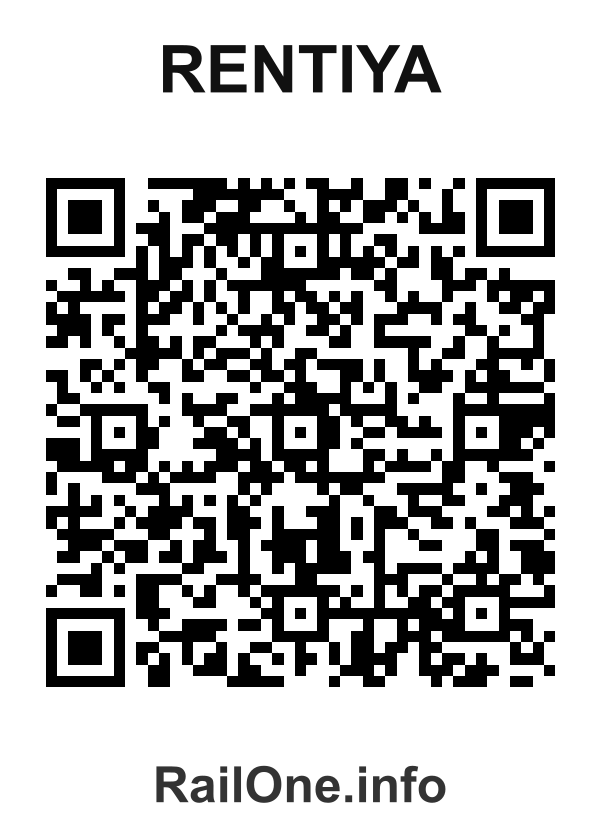 RailOne QR Code for Rentiya station