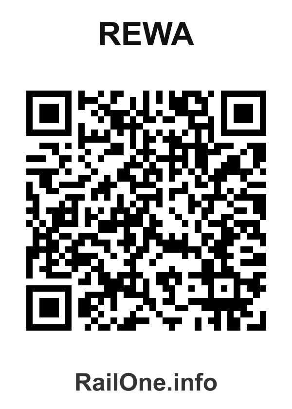 RailOne QR Code for Rewa station