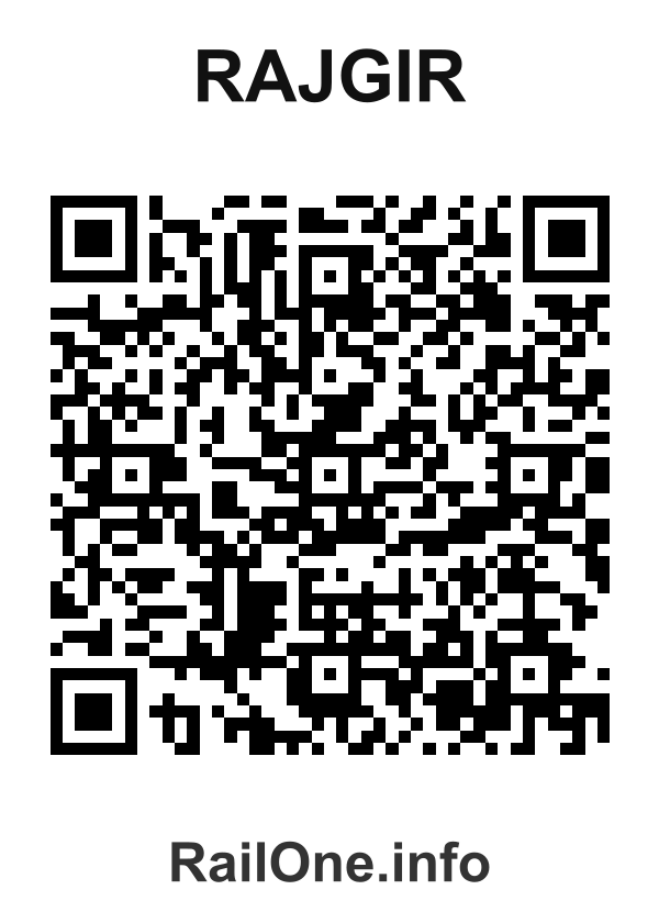 RailOne QR Code for Rajgir station