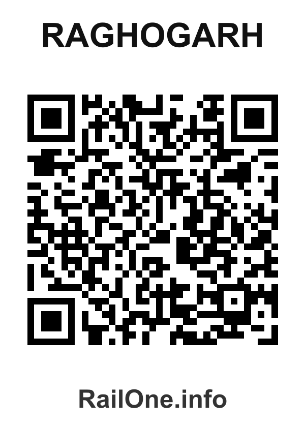 RailOne QR Code for Raghogarh station