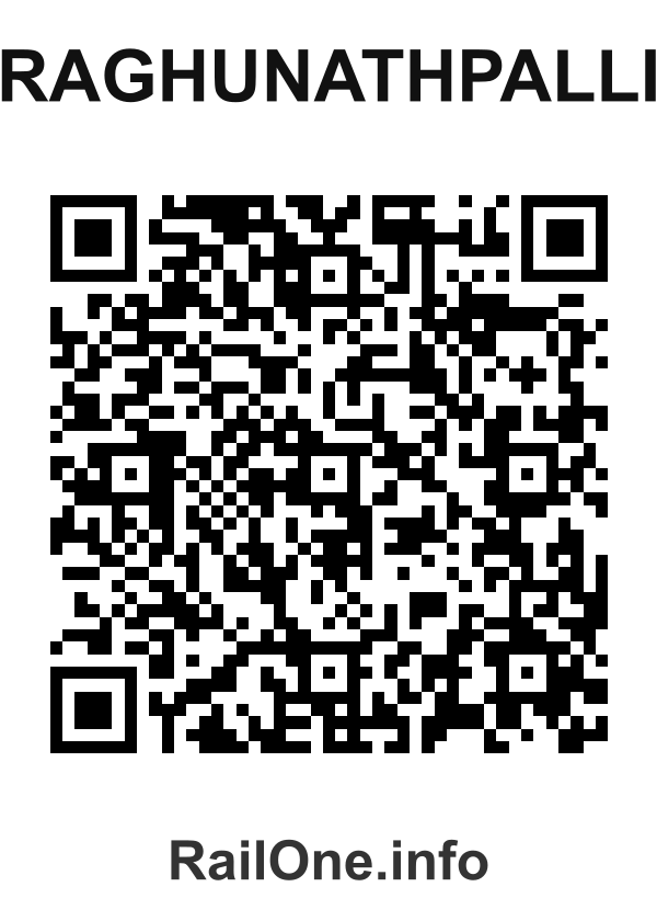 RailOne QR Code for Raghunathpalli station