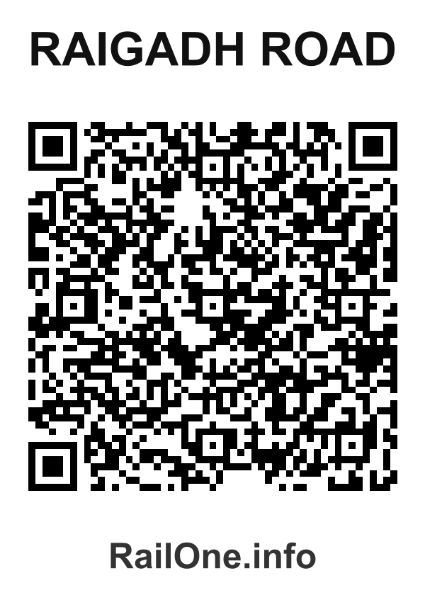 RailOne QR Code for Raigadh Road station