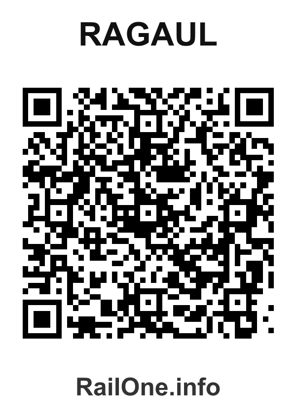 RailOne QR Code for Ragaul station