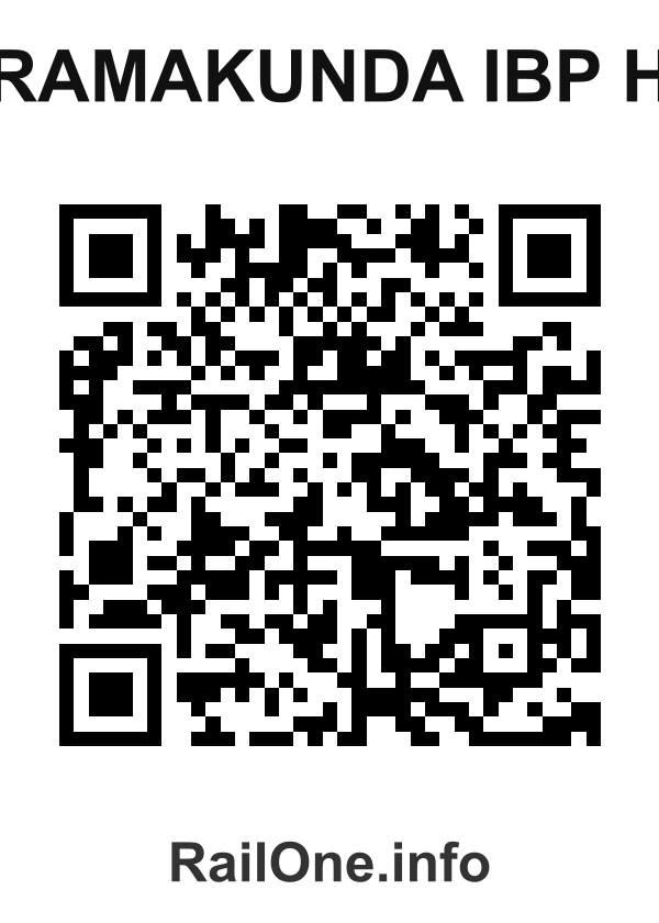 RailOne QR Code for Ramakunda Ibp H station