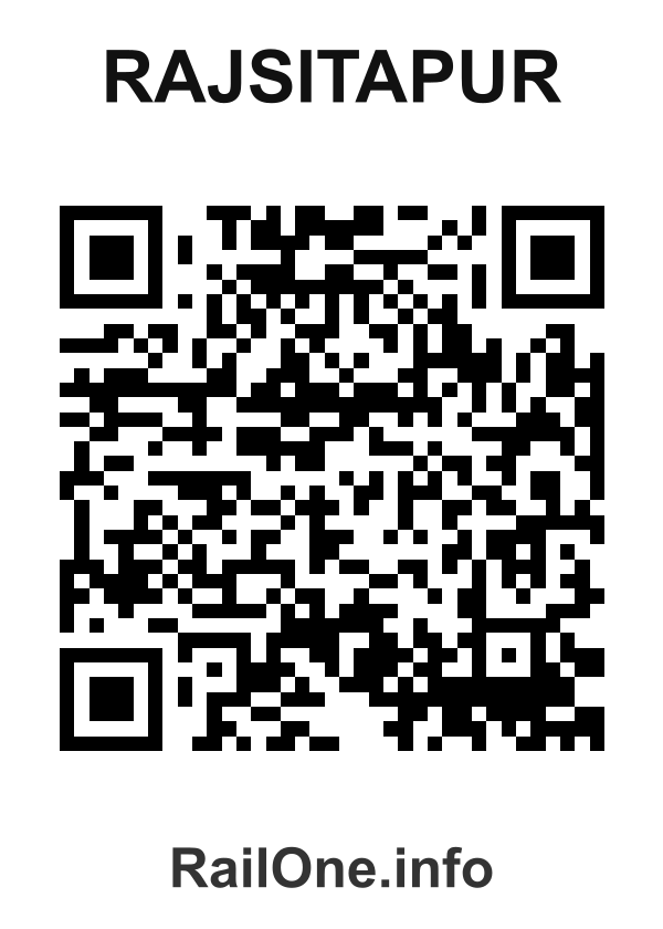 RailOne QR Code for Rajsitapur station