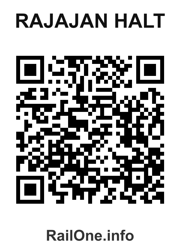 RailOne QR Code for Rajajan Halt station