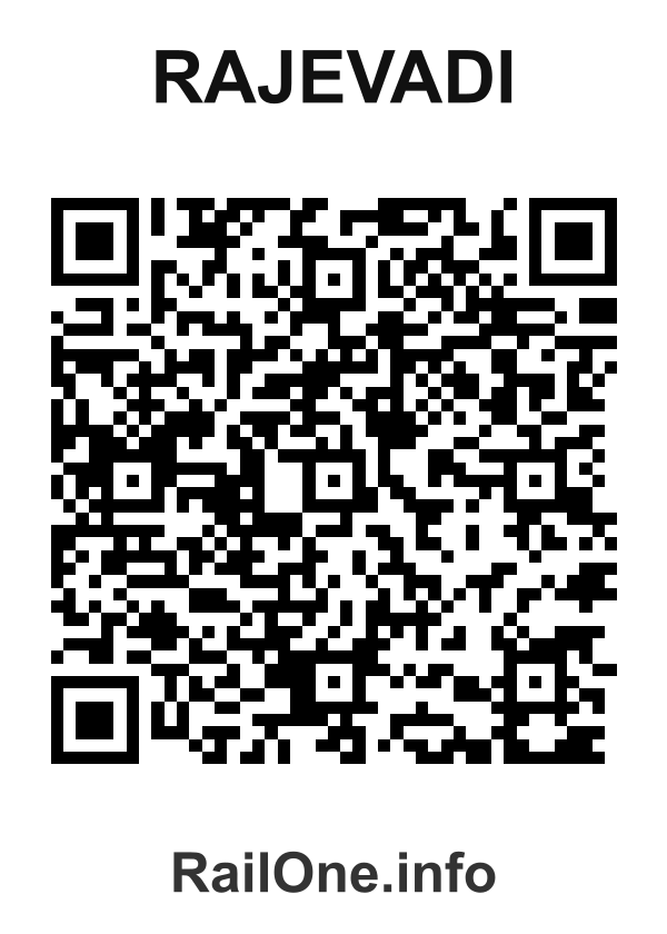 RailOne QR Code for Rajevadi station