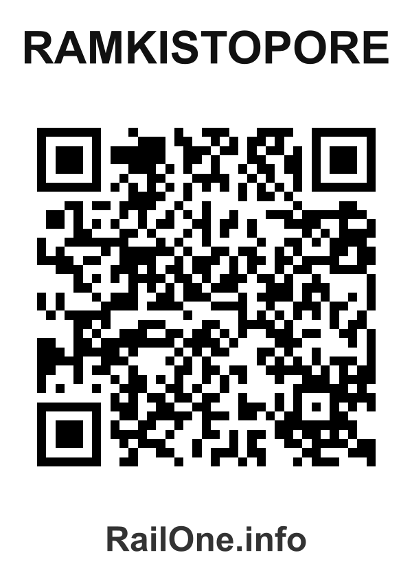 RailOne QR Code for Ramkistopore station