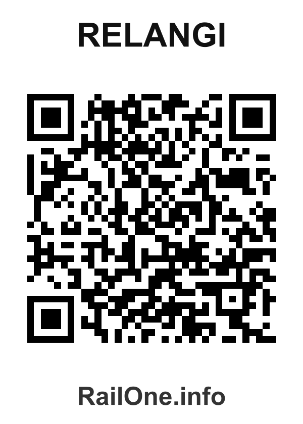 RailOne QR Code for Relangi station