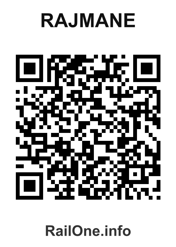 RailOne QR Code for Rajmane station