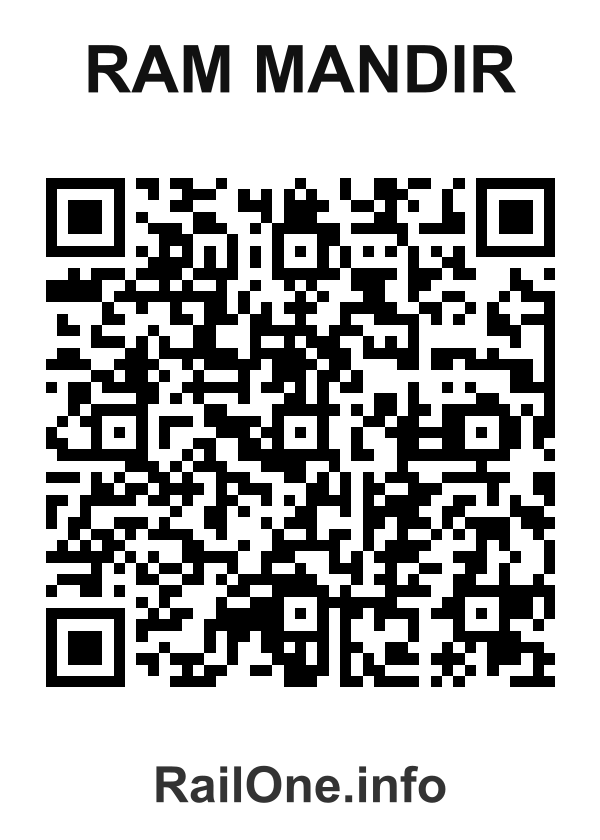 RailOne QR Code for Ram Mandir station