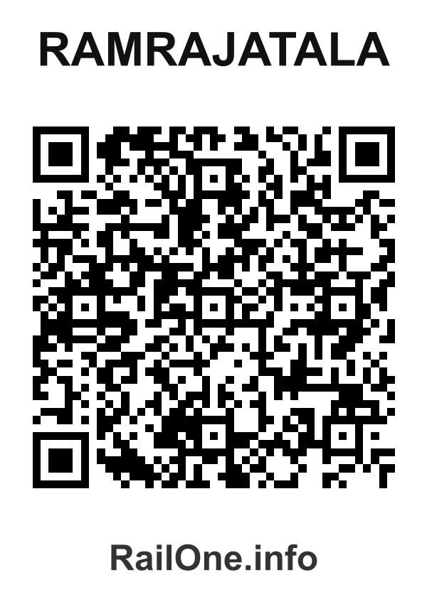 RailOne QR Code for Ramrajatala station