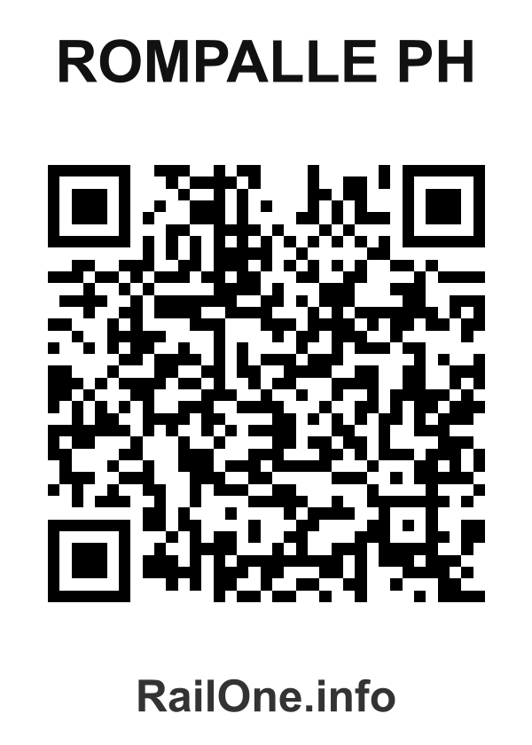 RailOne QR Code for Rompalle Ph station