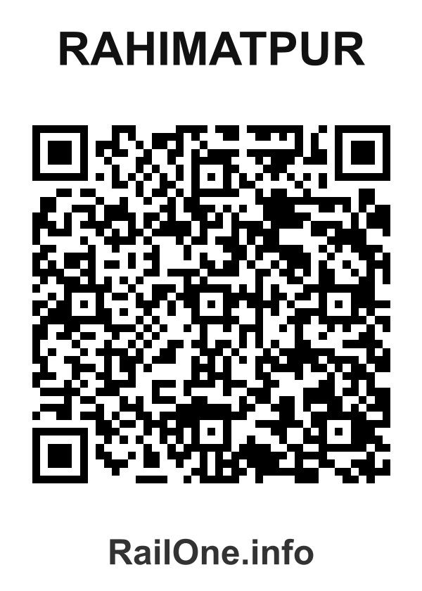 RailOne QR Code for Rahimatpur station