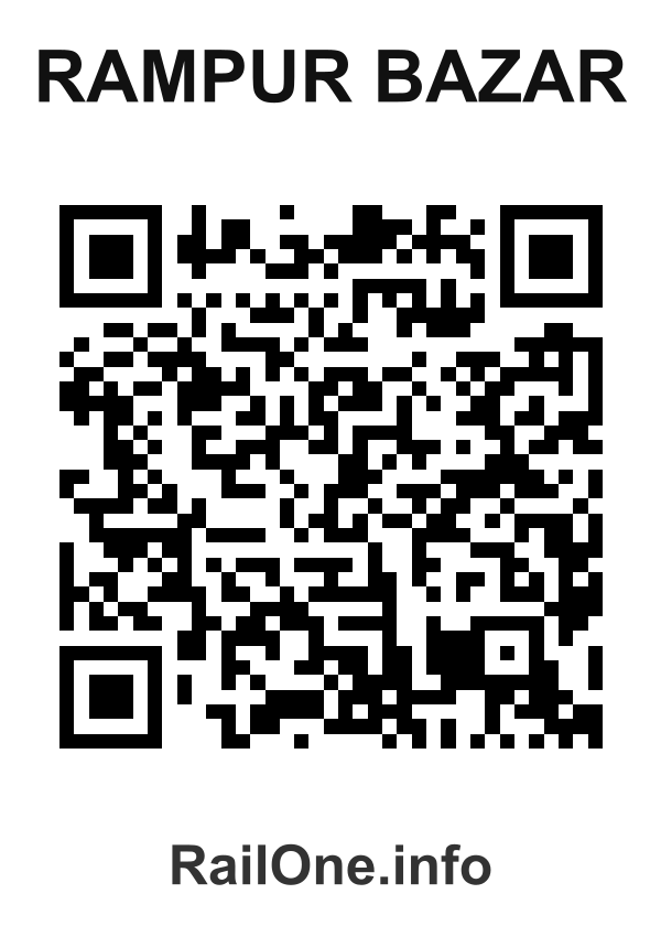 RailOne QR Code for Rampur Bazar station