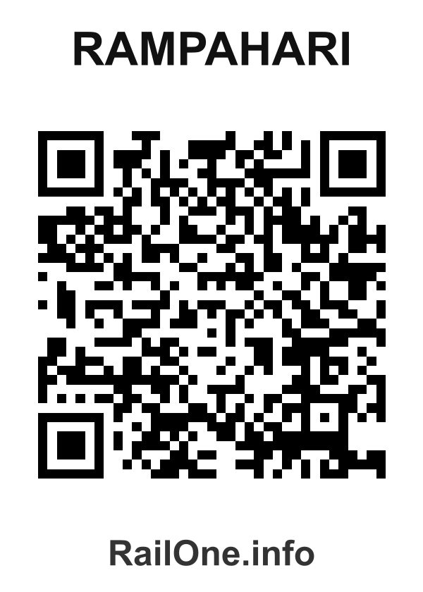 RailOne QR Code for Rampahari station