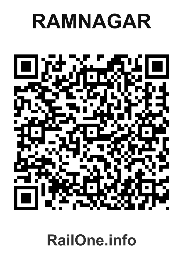 RailOne QR Code for Ramnagar station