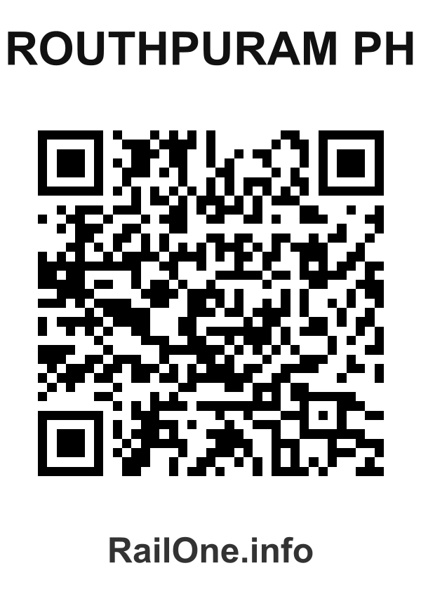 RailOne QR Code for Routhpuram Ph station