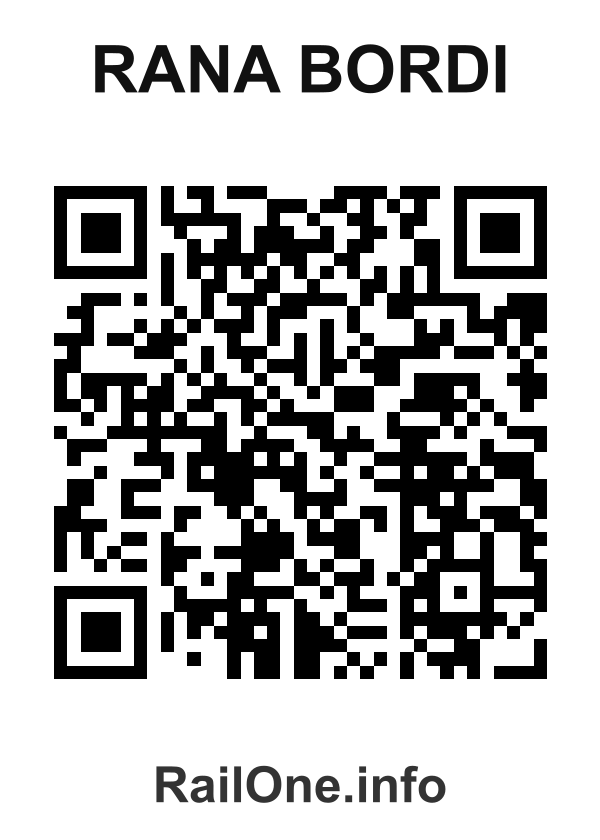 RailOne QR Code for Rana Bordi station