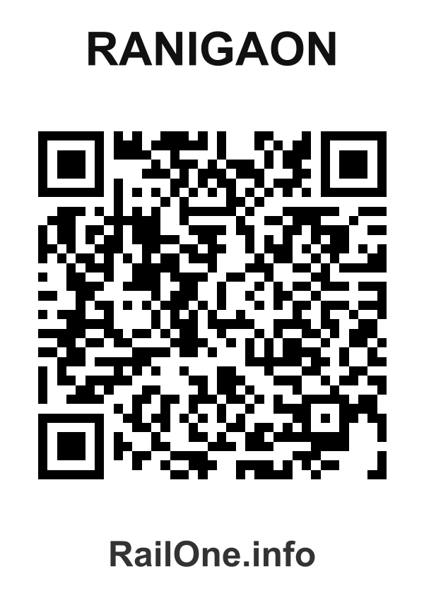 RailOne QR Code for Ranigaon station