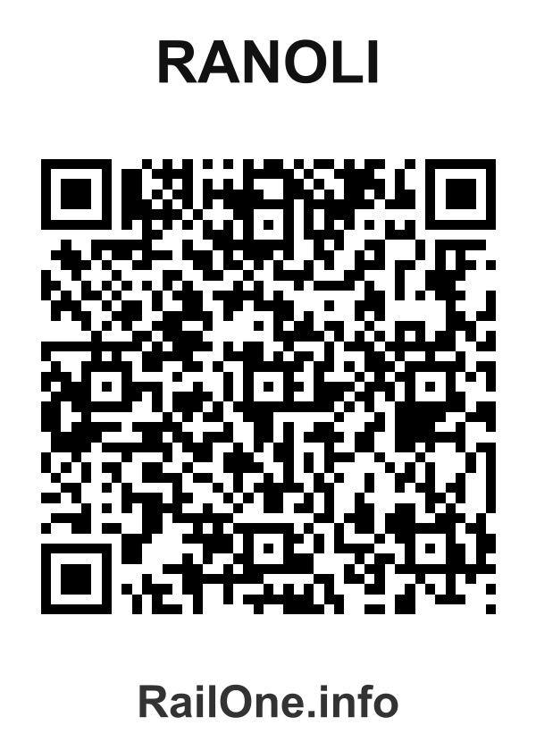 RailOne QR Code for Ranoli station