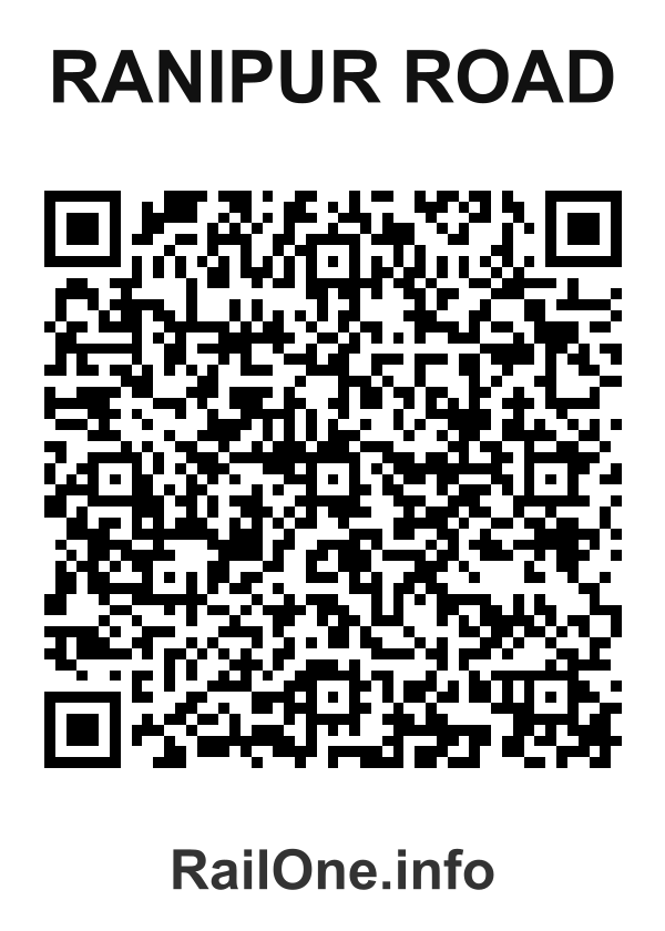 RailOne QR Code for Ranipur Road station
