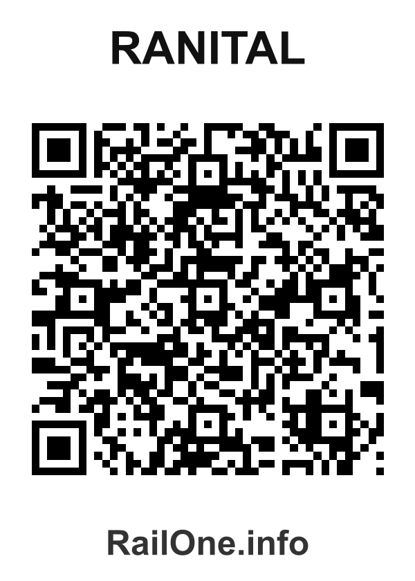 RailOne QR Code for Ranital station