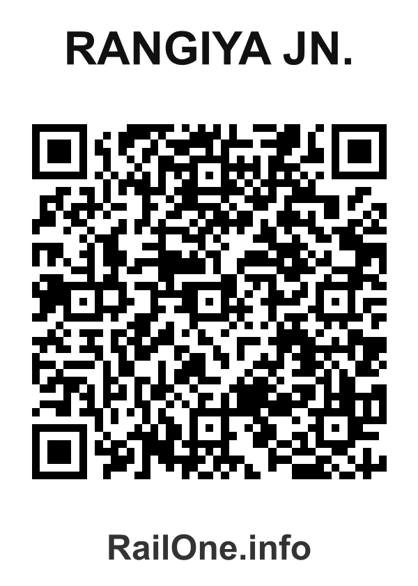 RailOne QR Code for Rangiya Jn. station