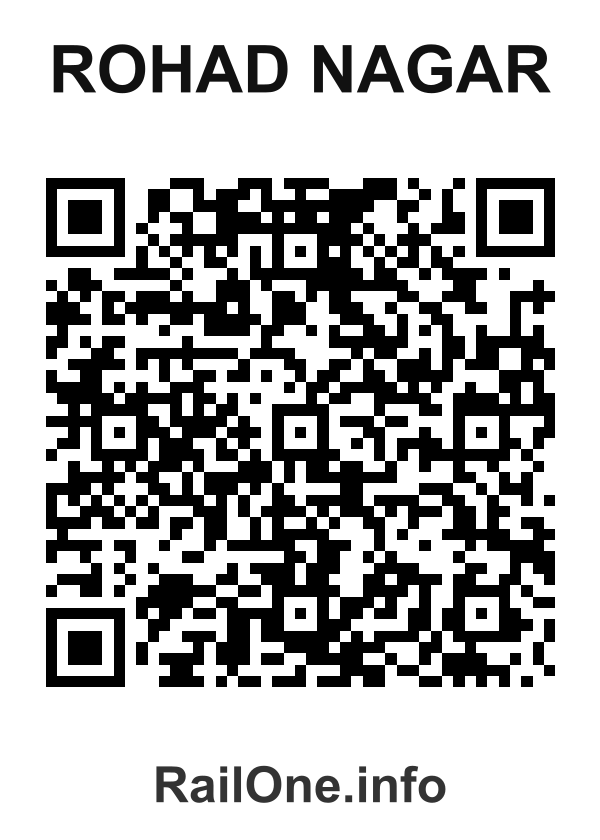 RailOne QR Code for Rohad Nagar station