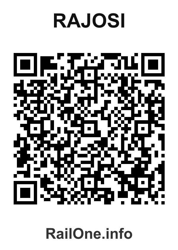 RailOne QR Code for Rajosi station