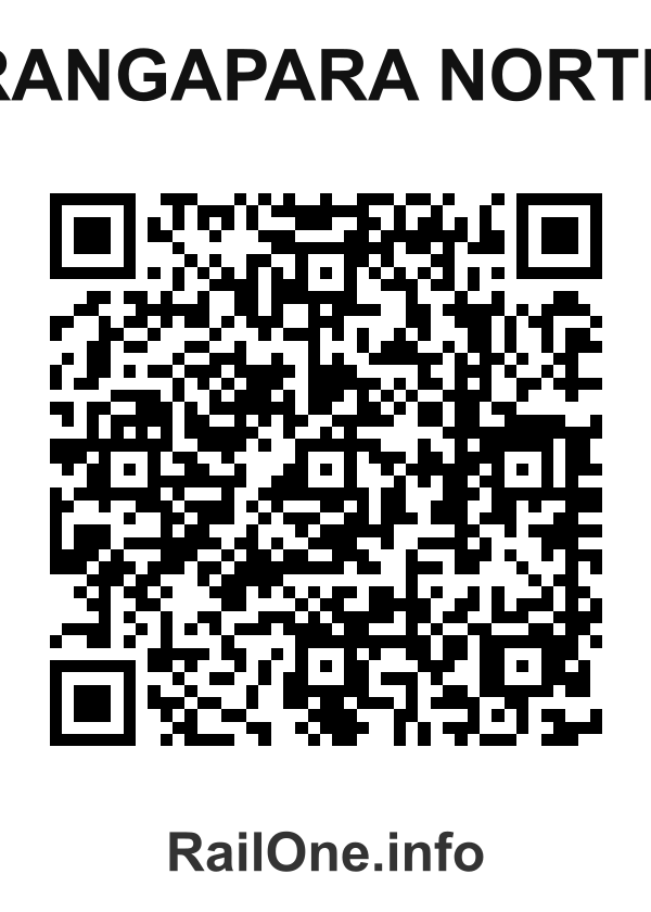 RailOne QR Code for Rangapara North station