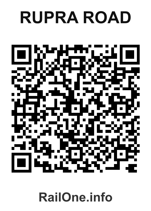RailOne QR Code for Rupra Road station